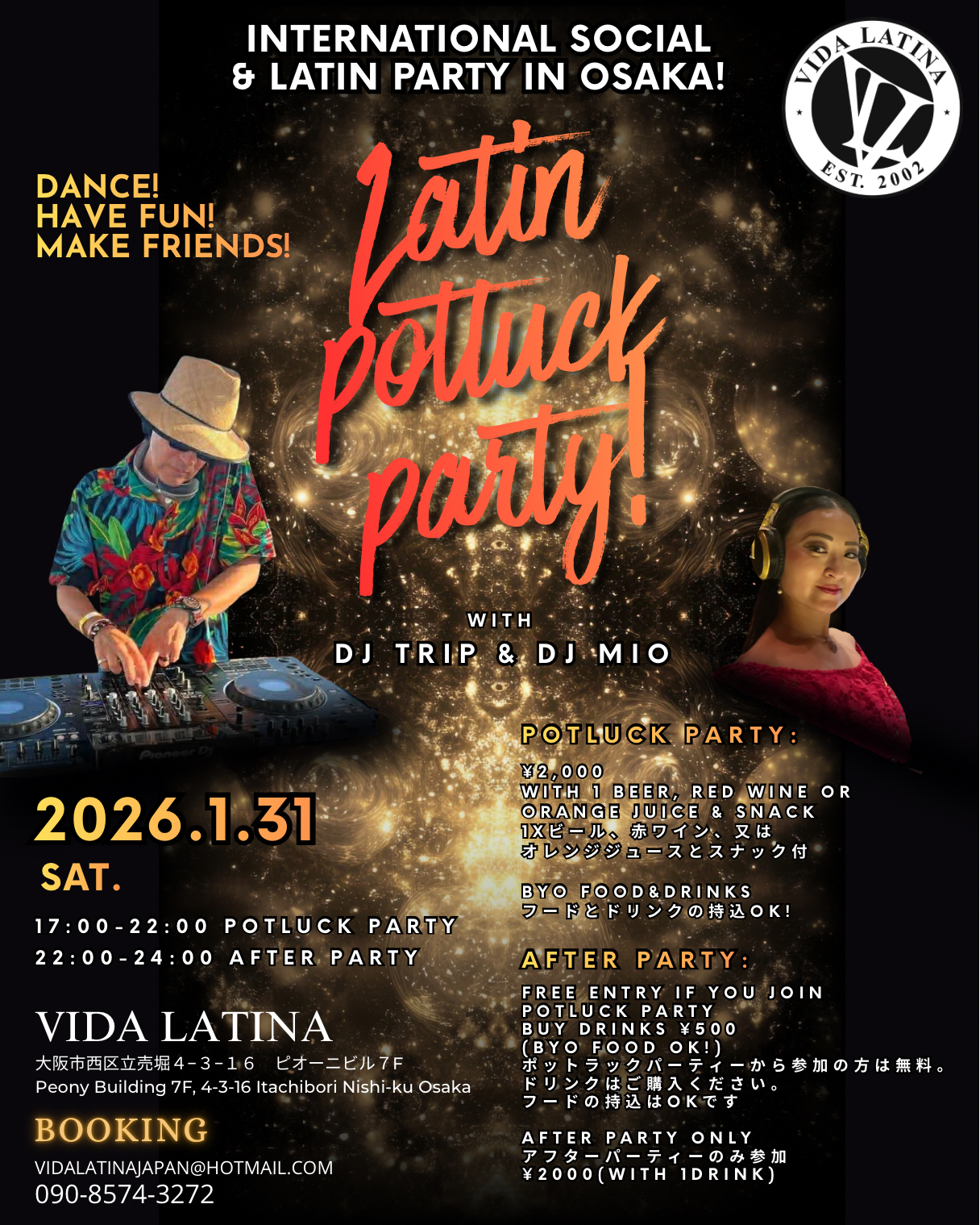 Salsa Bachata Event Osaka